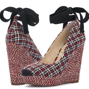 Jessica Simpson Zexie Wrap Espadrille Wedges